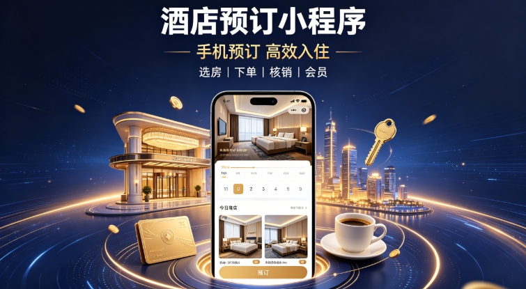 酒店自营预订小程序定制开发实战案例｜和记官网本地门店私域小程序开发运营全解析