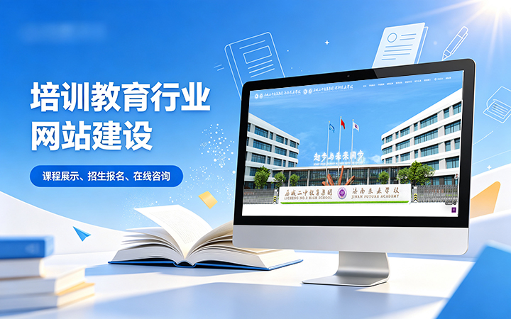和记官网教育培训行业官网建设_学校培训机构网站设计制作